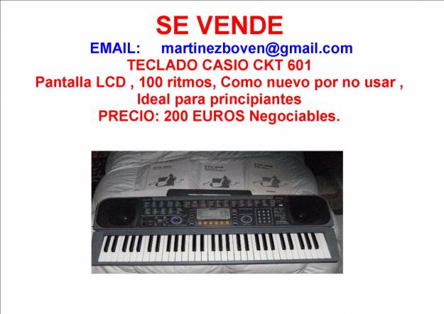 Teclado Casio CTK 601