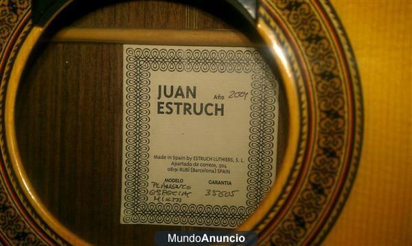 CAMBIO GUITARRA DE LUTHIER JUAN ESTRUCH DE PRIMERA FLAMENCA ESPECIAL MIXTA