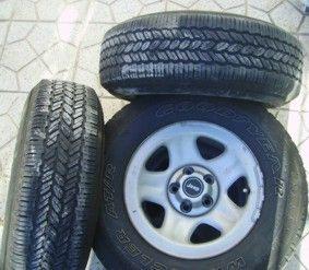 Oferta 320 € - llantas,ruedas,jeep cheroke, completas con disco y cubierta (alicante)