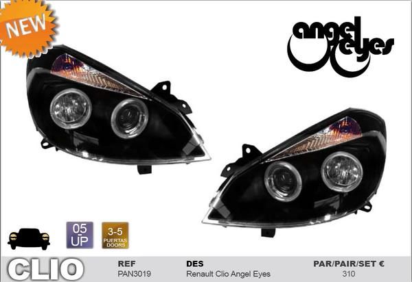 FAROS ANGEL EYES RENAULT CLIO (2005 - UP) NEGROS