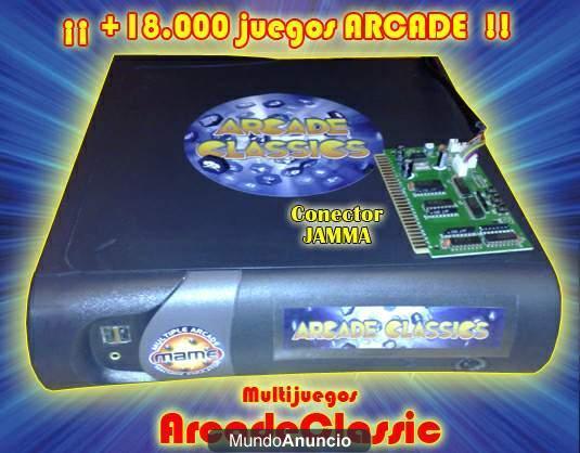 Multijuegos 18.000in1 con JUKEBOX para máquina Recreativa !