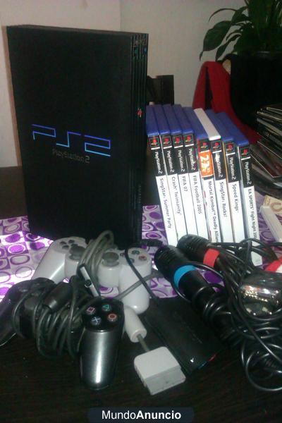 SE VENDE PLAY STATION 2 EN BUEN ESTADO (CON UN MANDO, MEMORI CARD Y JUEGOS)