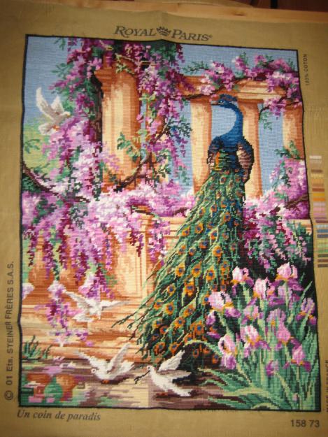 Colección de cuadros en petit point