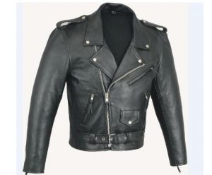 CHAQUETA DE CUERO MOTO CUSTOM HARLEY