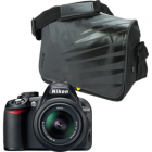 Nikon D3100 Black & CF-EU08 WAE26001 Package with 14.2Mp DSLR Camera, 18-55mm VR Lens Kit - mejor precio | unprecio.es
