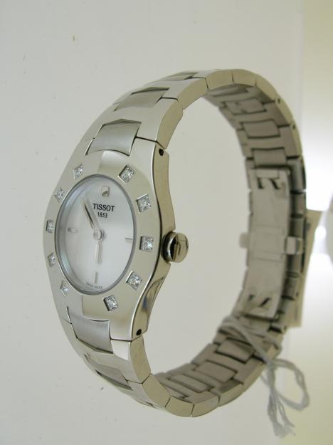 Reloj tissot mujer dimantes. nuevo. liquidacion