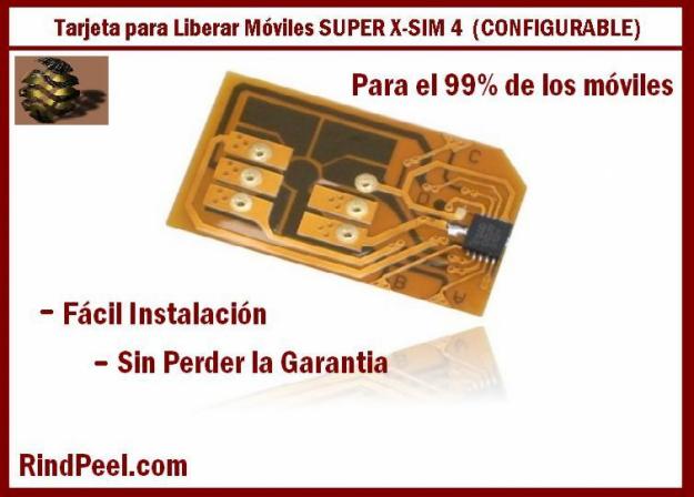 Tarjeta Liberadora de Moviles SUPER X-SIM IV