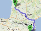 removal from Barcelona to Bordeaux on 25.04.2013 (Thursday)