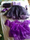 Vestido de fiesta corto palabra de honor color lavanda - mejor precio | unprecio.es