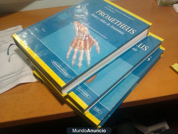 Vendo libros de medicina: Prometheus, Lehninger, Guyton, etc