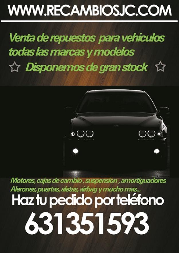 Gran stock de recambios - repuestos - motor - todas las marcas - Para coches , Furgonetas