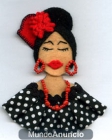 broches de flamencas en fieltro complementos - mejor precio | unprecio.es