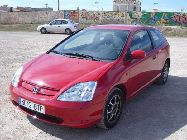 VENC HONDA CIVIC 1.4 LS 90CV 3 PORTES VERMELL (ANY 2002)     IMPECABLE!!!!!!!!!!!!!!!!!