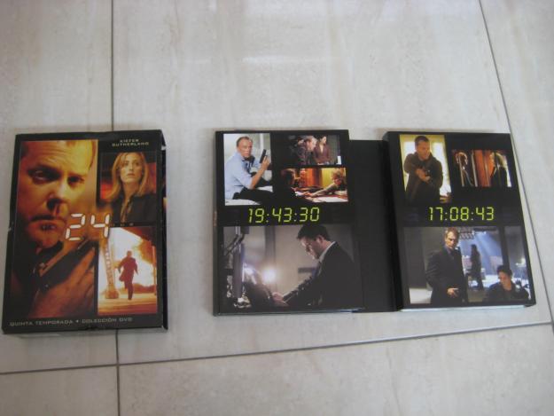 Pack 7 dvds - serie 24 horas - 5º temporada completa - edición española