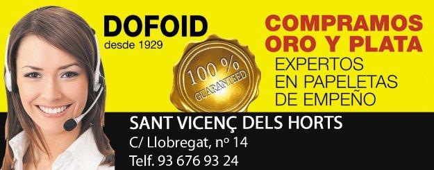Dofoid sant vicenç dels horts: compra-venta oro hasta 39 euros el gramo!!!!!