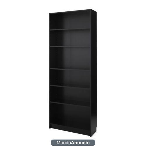 50% descuento: Estanterías (8), sillas de oficina (2) y mesa TV de IKEA.
