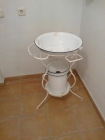 Lavabo palanganero de forja y marmol - mejor precio | unprecio.es