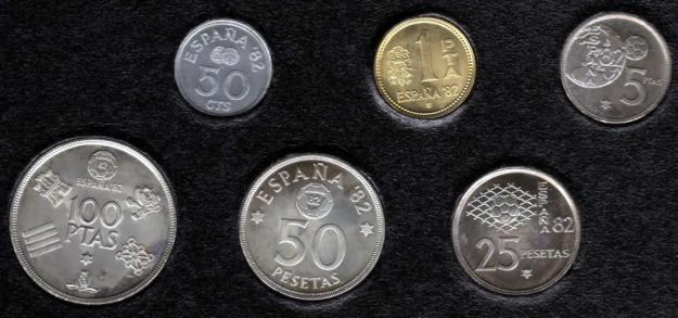 Colección Monedas Mundial 82