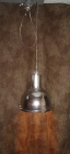 lampara de techo de metal con cristal - mejor precio | unprecio.es