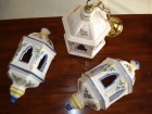 3 lampadas en ceramica de Talavera + 3 lampadas mas - mejor precio | unprecio.es