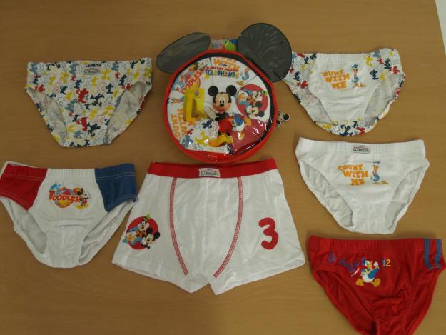 BOLSA MICKEY 5 SLIPS Y 1 BOXER