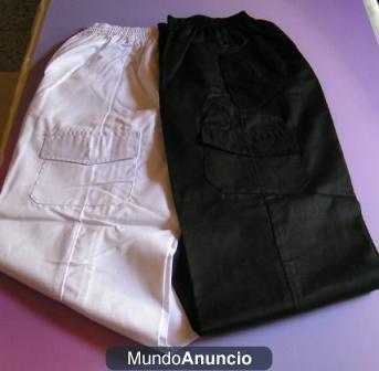 PANTALONES DE COSTALERO (BLANCO Y NEGRO)