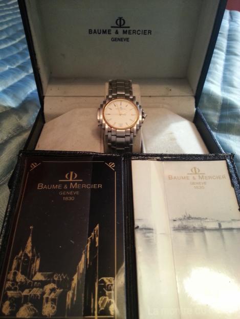 Reloj Baume & Mercier años 90 - Mod. Shogun - oro y acero - Perfecto - Original