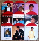 MICHAEL JACKSON. PACK 9 SINGLES VINILO ROJO EN FUNDA PVC ARTICULO DE 1983 - mejor precio | unprecio.es