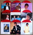 MICHAEL JACKSON. PACK 9 SINGLES VINILO ROJO EN FUNDA PVC ARTICULO DE 1983 - mejor precio | unprecio.es