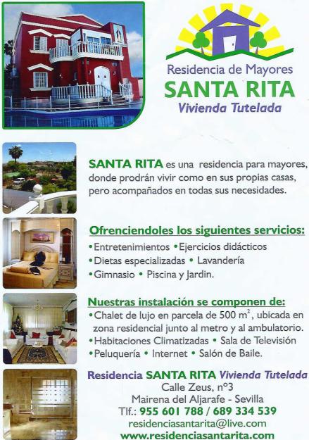 residencia para mayores Santa Rita