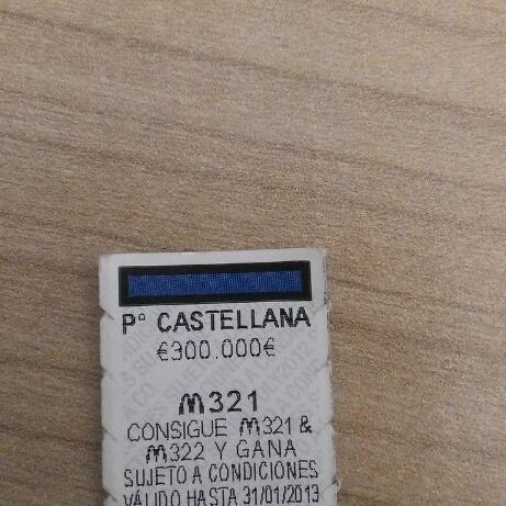 Tengo M-321 & Busco pegatina M-322 azul, (Paseo del Prado), del Monopoly de McDonalds.