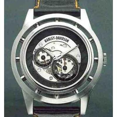 Reloj de caballero Harley-Davidson de Bulova. Esfera Color Plata