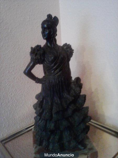 Escultura flamenca en bronce