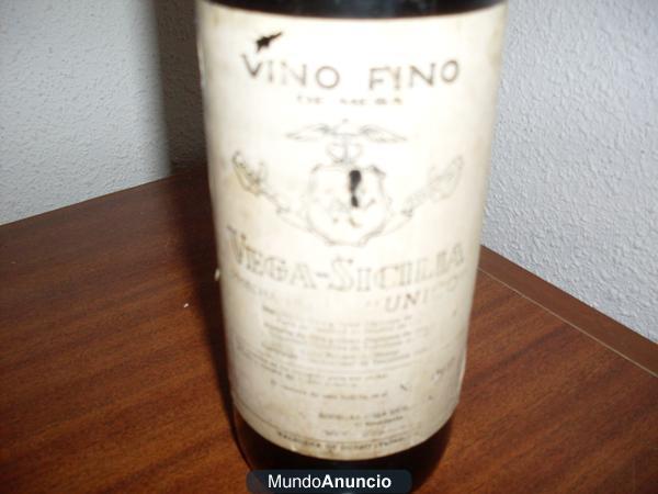 vendo botella de vino vega sicilia 1936