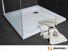 Plato de ducha acrílico cuadrado extraplano 3,5 cm - mejor precio | unprecio.es