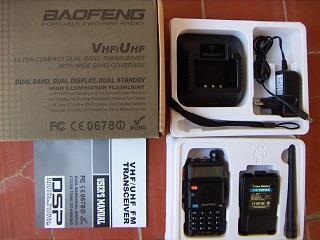 Walkie talkie bibanda uhf vhf baofeng uv5r de largo alcance. Nuevo sin usar.