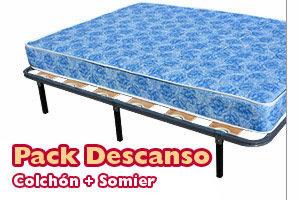 ** CAMA PACK DESCANSO EN 1.35 X 1.90  * 190 € *