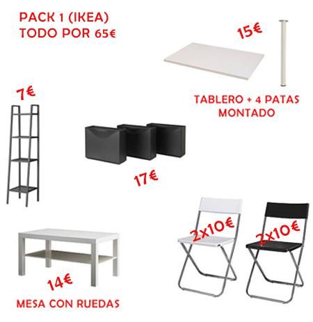 SE VENDEN MUEBLES SEMI-NUEVOS IKEA (Y OTROS) POR MUNDANZA (POR SEPARADO O PACK)