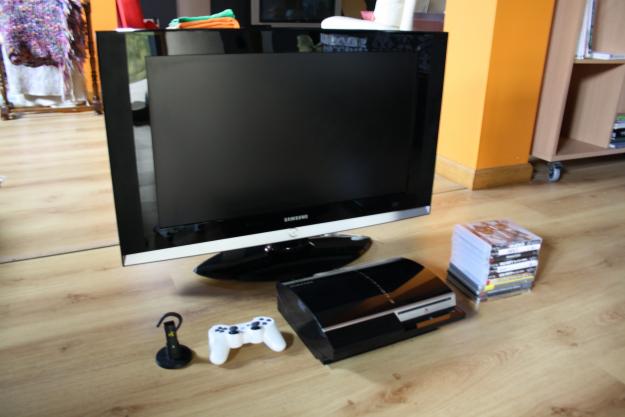 Gaming setup ps3 + tv + juegos