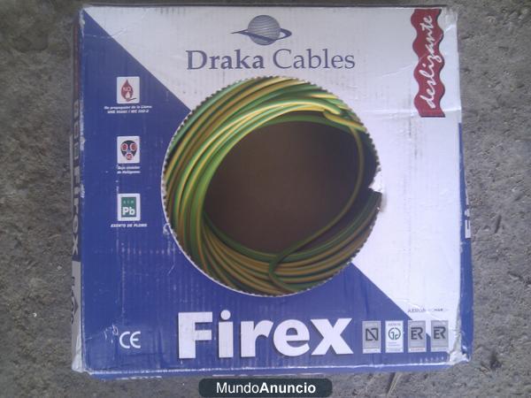 VENDO 3 ROLLOS CABLE ELECTRICO 100 M/6MM