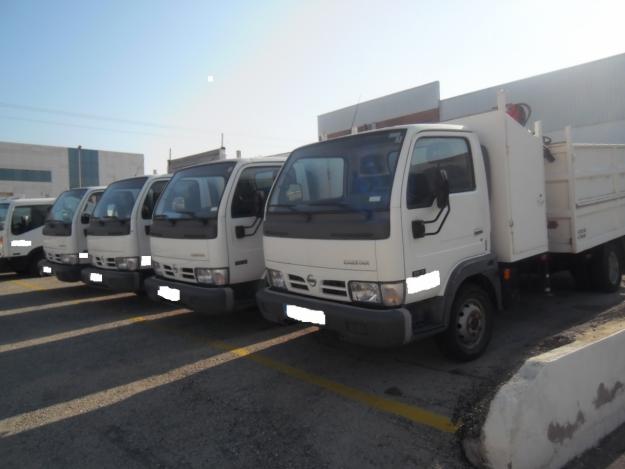 Lote de Camiones Nissan Cabstar con Grua