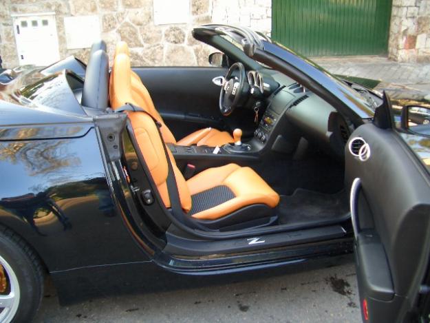 nissan 350z cabrio pack tapiceria naranja