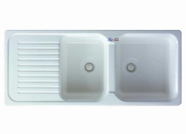 Ahorro en fregadero inox Fregadero CRIPTANA blanco