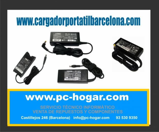 Cargador  portatil toshiba original barcelona