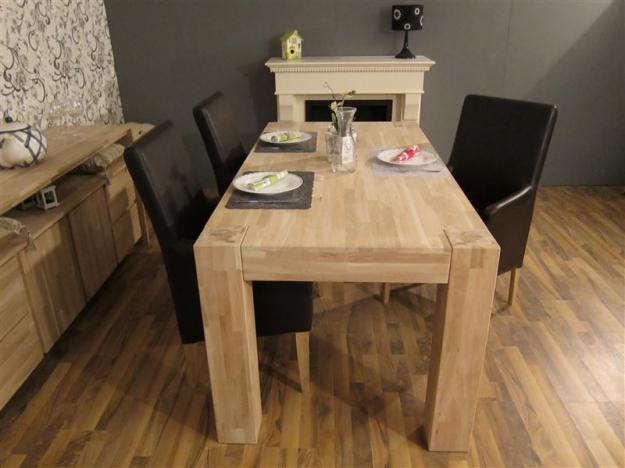 Mesa de comedor roble macizo Rex