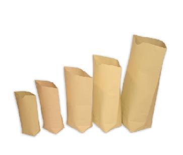 Bolsa de papel kraft base hexagonal
