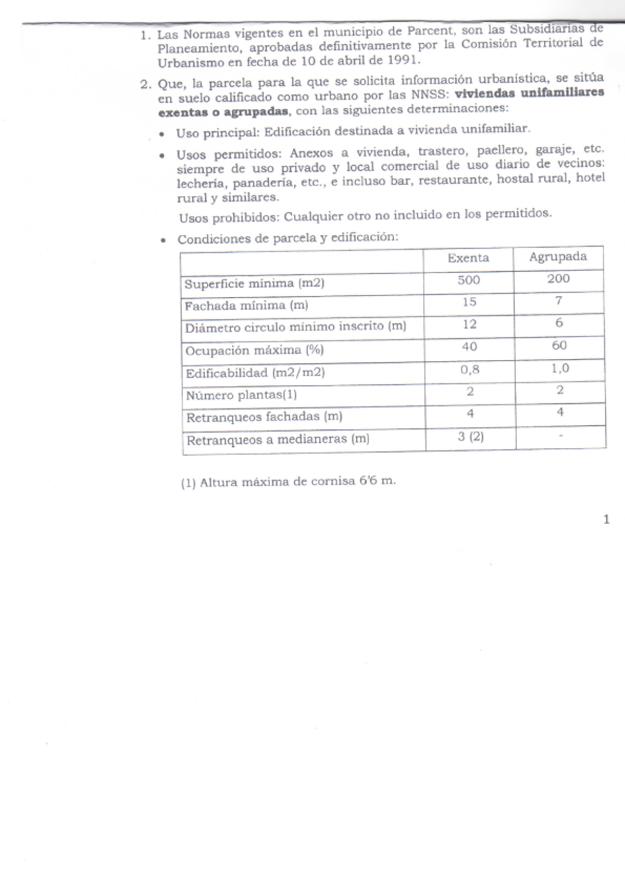 Parcela urbana de 1.654 m2 en Parcent