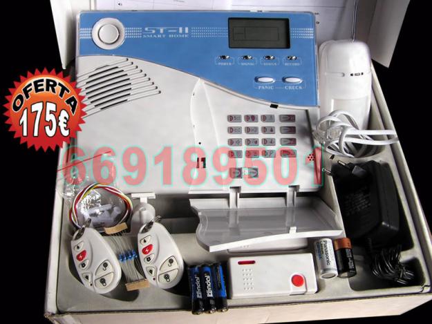 Alarma de segudidad antirrobo para casa, chalet, caravana, barco, etc