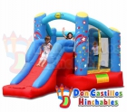 Mini Castillo Hinchable Star Pentagono mas turbina y red de seguridad - mejor precio | unprecio.es