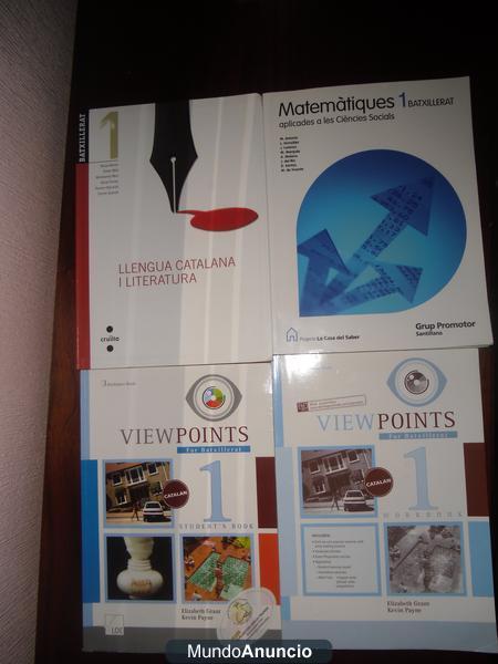 VENDO LIBROS 1º BACHILLERATO